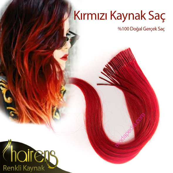 Renkli kaynak saç