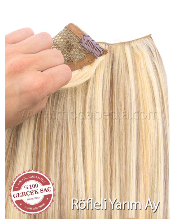 Röfleli Yarım Ay Çıt Çıt Saç