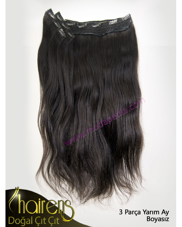 Hairens Boyasız Yarım Ay Çıt Çıt Saç