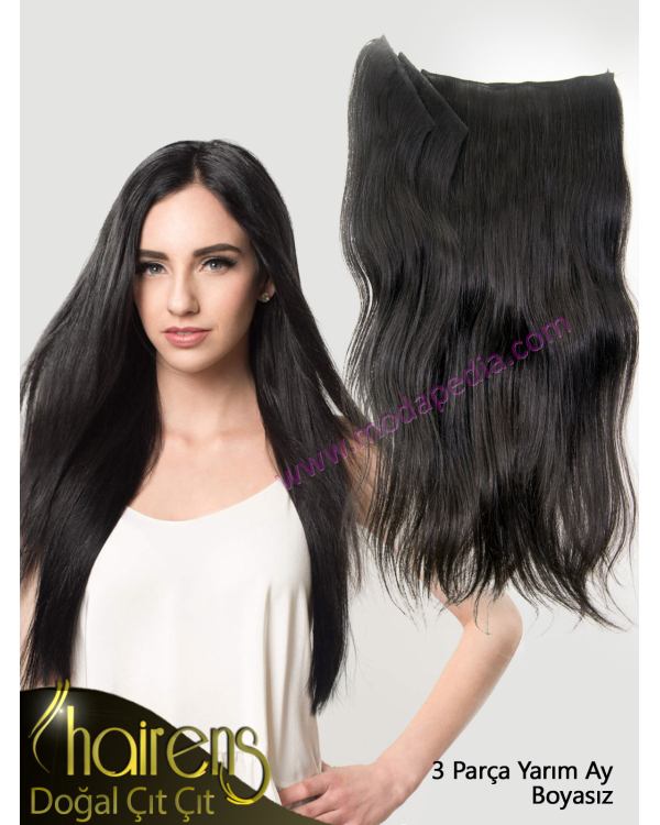 Hairens Boyasız Yarım Ay Çıt Çıt Saç