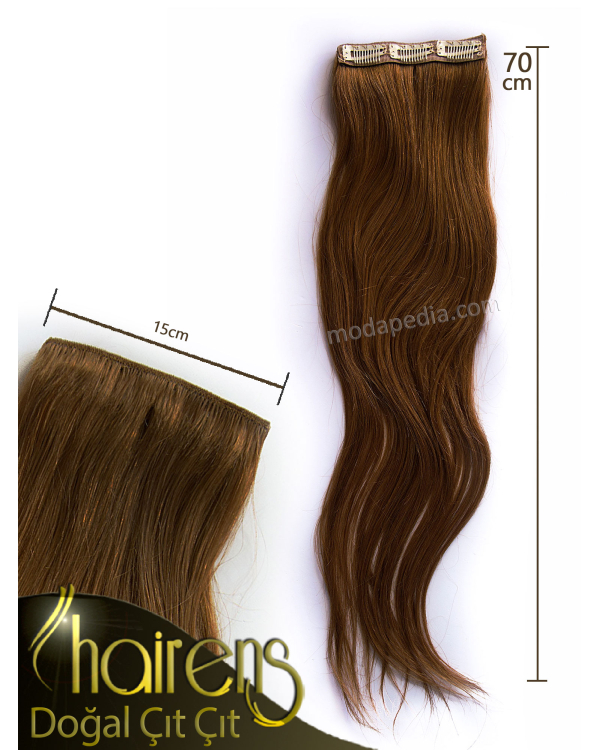 Açık Kahve Tek Çıt Çıt Saç