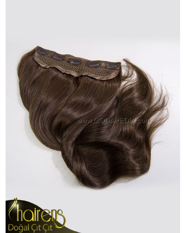 Çikolata Kahve Yarım Ay Çıt Çıt Saç