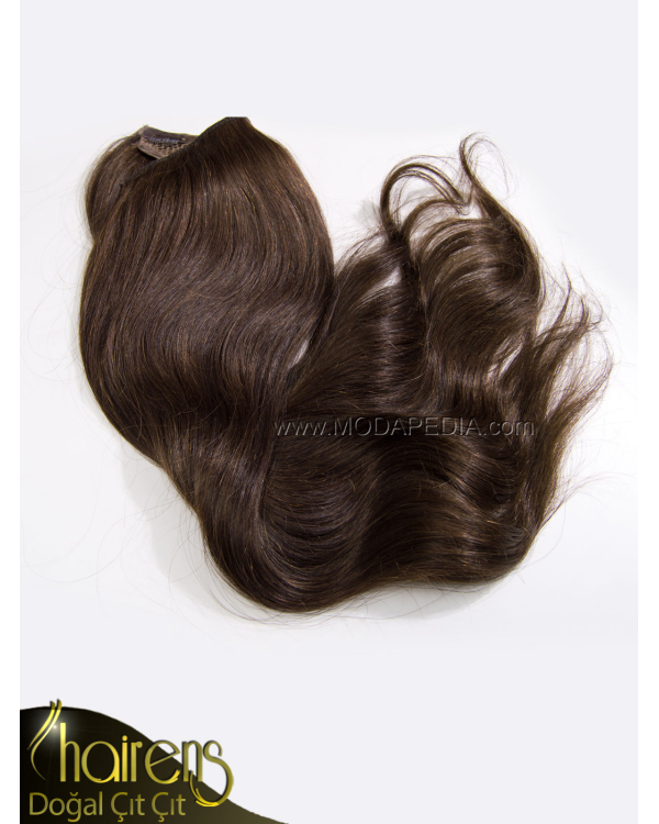 Çikolata Kahve Yarım Ay Çıt Çıt Saç