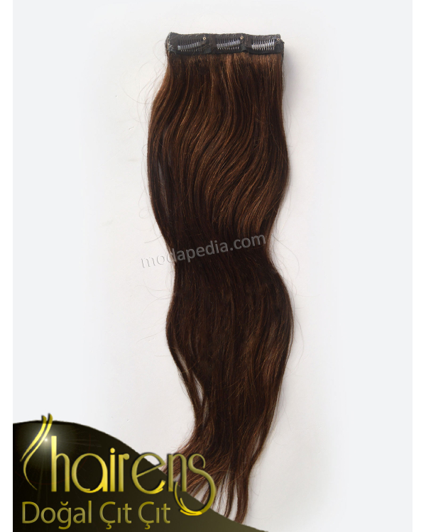 Çikolata Kahve Tek Parça Çıt Çıt Saç