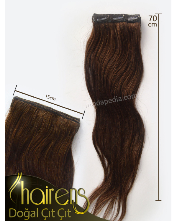Çikolata Kahve Tek Çıt Çıt Saç