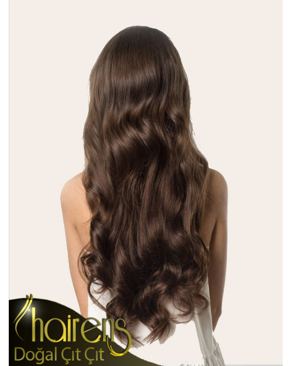 Çikolata Kahve Yarım Ay Çıt Çıt Saç