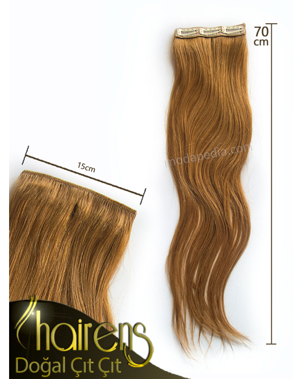 Karamel Tek Parça Çıt Çıt Saç
