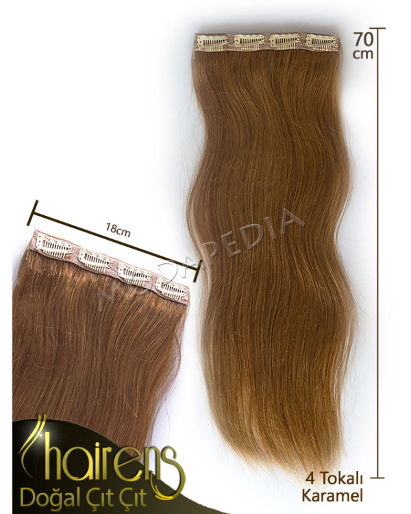Karamel Tek Parça Çıt Çıt Saç