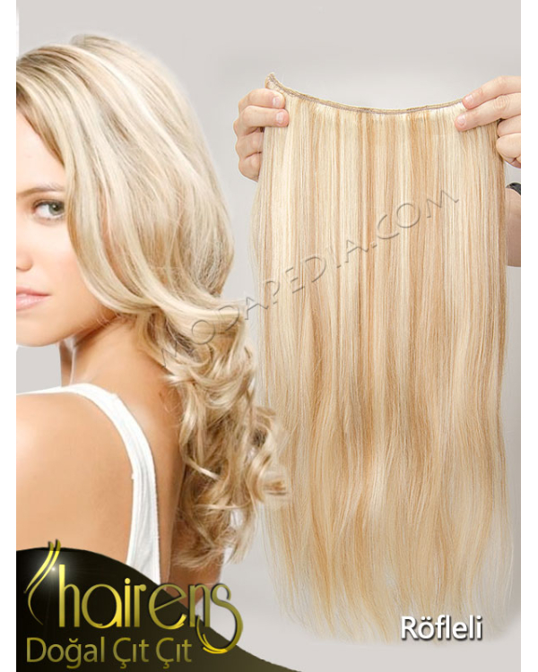 Yarım Ay Çıt Çıt Gerçek Saç